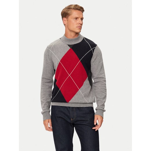 Pierre Cardin Sweter C5 51150./5079/4215 Szary Regular Fit ze sklepu MODIVO w kategorii Swetry męskie - zdjęcie 182691452