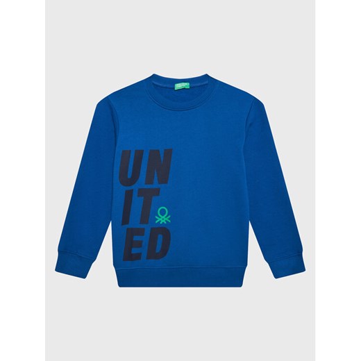 United Colors Of Benetton Bluza 3JLXC107Q Niebieski Regular Fit United Colors Of Benetton 120 MODIVO