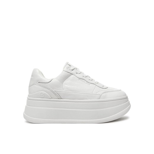 MICHAEL Michael Kors Sneakersy Hayes Lace Up 43R5HAFS3L Biały ze sklepu MODIVO w kategorii Buty sportowe damskie - zdjęcie 182691584