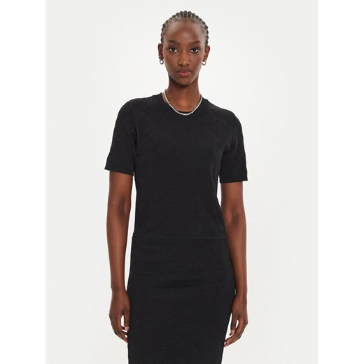 Pinko Bluzka Maglia 103976 A21T Czarny Regular Fit ze sklepu MODIVO w kategorii Bluzki damskie - zdjęcie 182691612