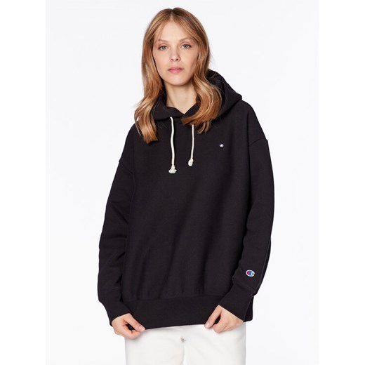 Champion Bluza 116237 Czarny Regular Fit ze sklepu MODIVO w kategorii Bluzy damskie - zdjęcie 182691691