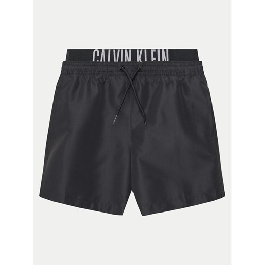 Calvin Klein Swimwear Szorty kąpielowe KV0KV00054 Czarny Regular Fit ze sklepu MODIVO w kategorii Kąpielówki chłopięce - zdjęcie 182691702