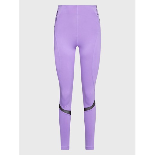 NEBBIA Legginsy 44314 Fioletowy Slim Fit ze sklepu MODIVO w kategorii Spodnie damskie - zdjęcie 182691732
