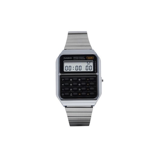 Casio Zegarek Vintage Edgy CA-500WE-1AEF Srebrny ze sklepu MODIVO w kategorii Zegarki - zdjęcie 182691743