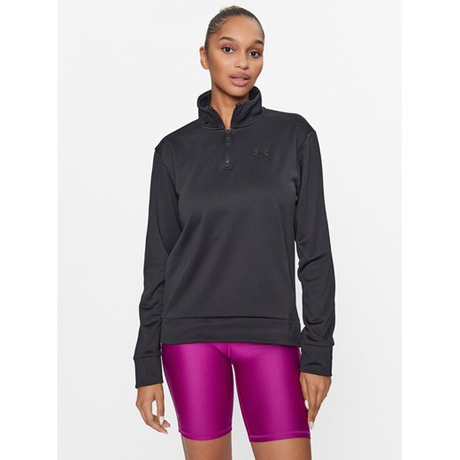 Under Armour Bluza Armour Fleece Qz 1373058 Czarny Loose Fit ze sklepu MODIVO w kategorii Bluzy damskie - zdjęcie 182691753