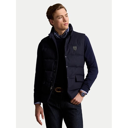 Polo Ralph Lauren Kamizelka 710938581001 Granatowy Regular Fit ze sklepu MODIVO w kategorii Kamizelki męskie - zdjęcie 182691760