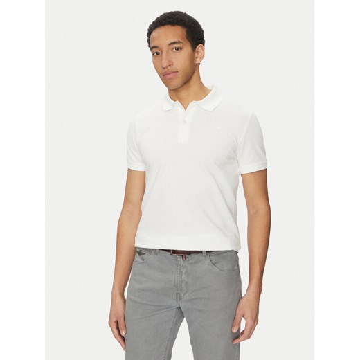 Geox Polo M5511B T3240 F2128 Biały Regular Fit ze sklepu MODIVO w kategorii T-shirty męskie - zdjęcie 182691762