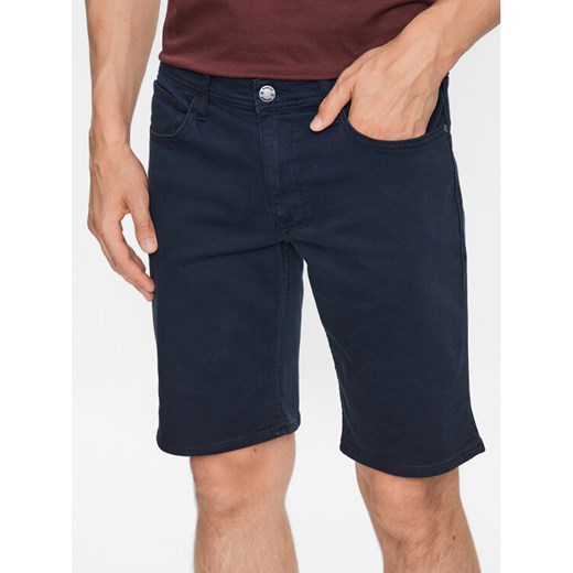 Blend Szorty materiałowe 20713333 Granatowy Regular Fit ze sklepu MODIVO w kategorii Spodenki męskie - zdjęcie 182691780