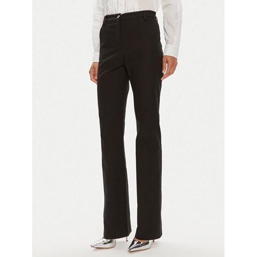 Pinko Spodnie materiałowe Petreo 103276 A1P9 Czarny Regular Fit ze sklepu MODIVO w kategorii Spodnie damskie - zdjęcie 182691782