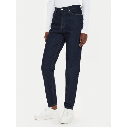 Calvin Klein Jeans Jeansy J20J224028 Granatowy Mom Fit 29_30 MODIVO