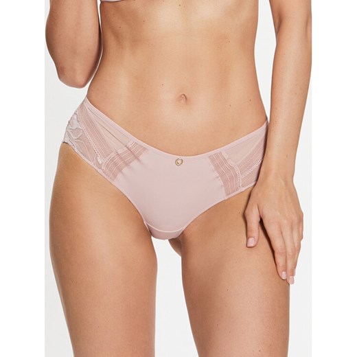 Chantelle Figi brazylijskie True Lace C11M40 Różowy ze sklepu MODIVO w kategorii Majtki damskie - zdjęcie 182691810