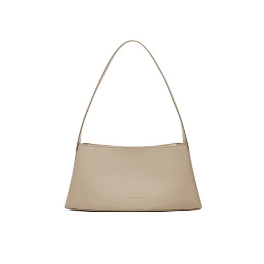 Calvin Klein Torebka Refined Sculpt K60K612574 Beżowy ze sklepu MODIVO w kategorii Torebki damskie - zdjęcie 182691812