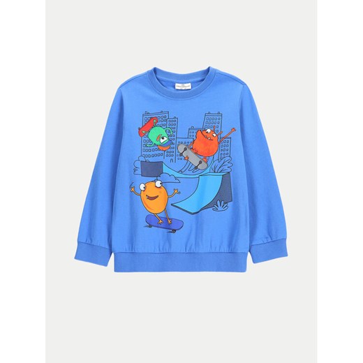 Coccodrillo Bluza WC5143101VBA Niebieski Regular Fit ze sklepu MODIVO w kategorii Bluzy chłopięce - zdjęcie 182691821