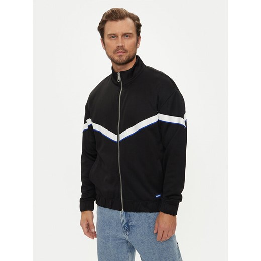 Hugo Bluza Napones 50516992 Czarny Regular Fit ze sklepu MODIVO w kategorii Bluzy męskie - zdjęcie 182691864