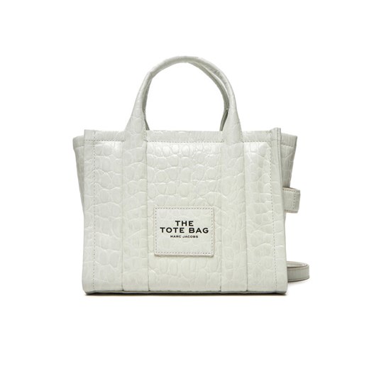 Marc Jacobs Torebka The Croc Embossed Tote Bag H022L01RE22 Écru ze sklepu MODIVO w kategorii Torebki damskie - zdjęcie 182691894