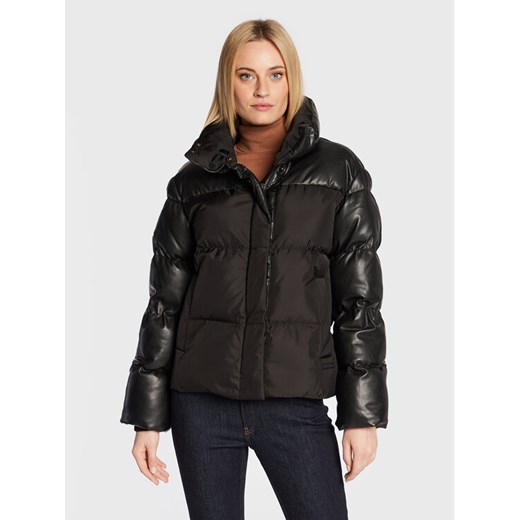 Trussardi Kurtka zimowa 56S00791 Czarny Regular Fit ze sklepu MODIVO w kategorii Kurtki damskie - zdjęcie 182691930