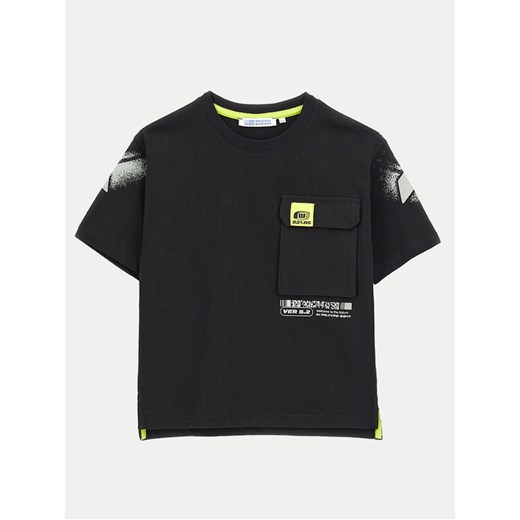 Original Marines T-Shirt DFP4037YM Czarny Regular Fit ze sklepu MODIVO w kategorii T-shirty chłopięce - zdjęcie 182691972