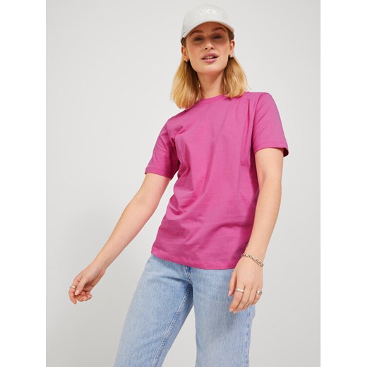 JJXX T-Shirt Anna 12200182 Różowy Regular Fit ze sklepu MODIVO w kategorii Bluzki damskie - zdjęcie 182692040