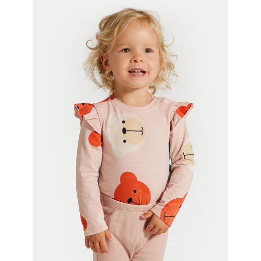 Coccodrillo Body dziecięce ZC4112102CGN Różowy ze sklepu MODIVO w kategorii Body niemowlęce - zdjęcie 182692043