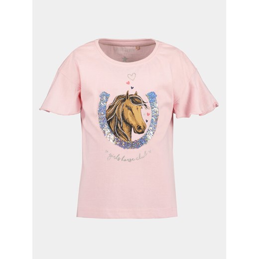 Blue Seven T-Shirt 702305 X Różowy Regular Fit ze sklepu MODIVO w kategorii Bluzki dziewczęce - zdjęcie 182692114