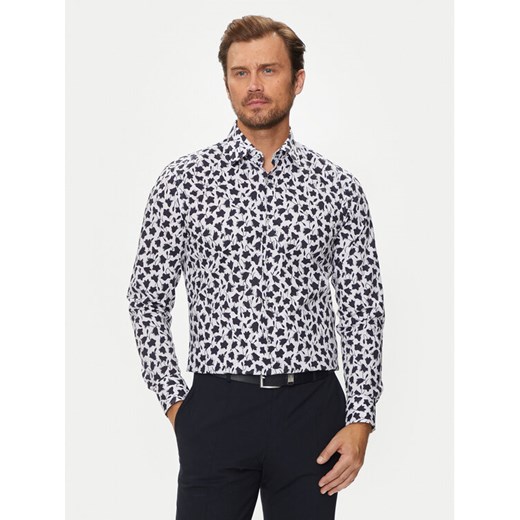 Boss Koszula 50519877 Granatowy Slim Fit ze sklepu MODIVO w kategorii Koszule męskie - zdjęcie 182692122