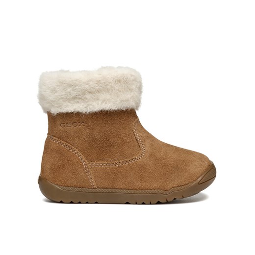 Geox Kozaki B Macchia Girl B464PC 00022 C6627 Brązowy ze sklepu MODIVO w kategorii Buty zimowe dziecięce - zdjęcie 182692174