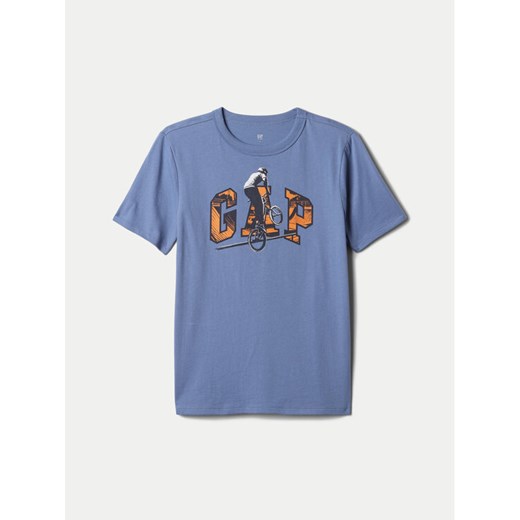 Gap T-Shirt 544192-02 Niebieski Regular Fit ze sklepu MODIVO w kategorii T-shirty chłopięce - zdjęcie 182692183