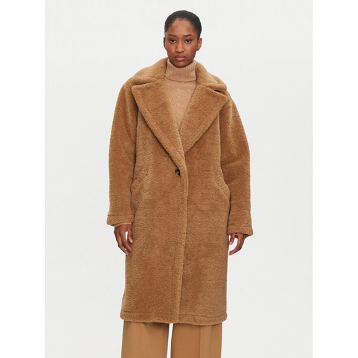 MICHAEL Michael Kors Kożuch 77B1384M52 Brązowy Oversize ze sklepu MODIVO w kategorii Kożuchy - zdjęcie 182692244
