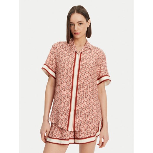 Lacoste Koszula CF0495 Pomarańczowy Oversize ze sklepu MODIVO w kategorii Koszule damskie - zdjęcie 182692311