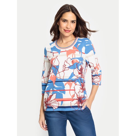 Olsen Bluzka 11104773 Kolorowy Regular Fit ze sklepu MODIVO w kategorii Bluzki damskie - zdjęcie 182692330