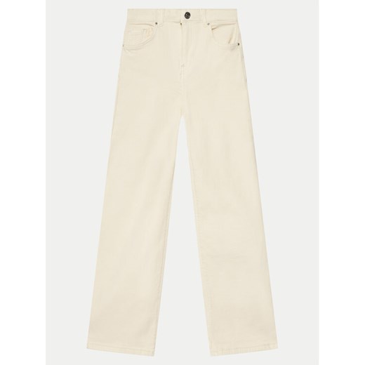 Kids ONLY Jeansy Juicy 15291571 Écru Wide Leg ze sklepu MODIVO w kategorii Spodnie dziewczęce - zdjęcie 182692334