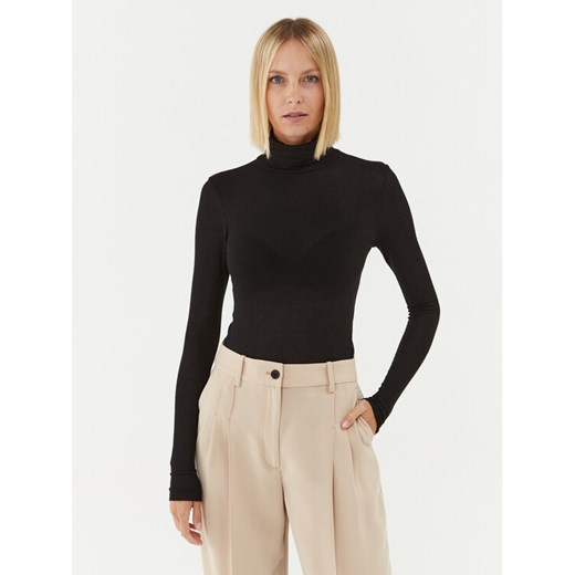 Bruuns Bazaar Golf Angela BBW1070N Czarny Slim Fit ze sklepu MODIVO w kategorii Bluzki damskie - zdjęcie 182692363