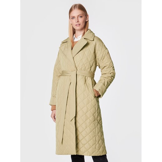 Tommy Hilfiger Kurtka przejściowa Sorona Quilted WW0WW35090 Beżowy Regular Fit ze sklepu MODIVO w kategorii Kurtki damskie - zdjęcie 182692422
