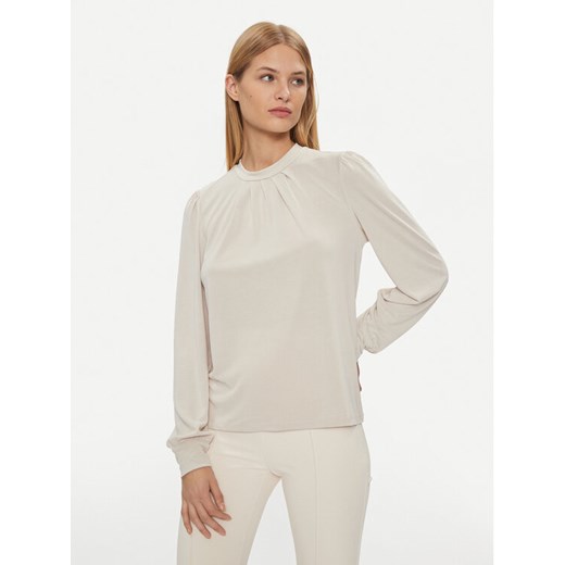 ONLY Bluzka 15303795 Beżowy Regular Fit ze sklepu MODIVO w kategorii Bluzki damskie - zdjęcie 182692592
