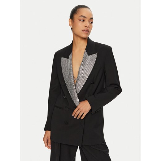 PINKO Marynarka Manduria 102848 A1JT Czarny Regular Fit ze sklepu MODIVO w kategorii Marynarki damskie - zdjęcie 182692640