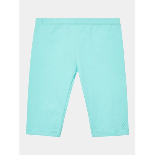 United Colors Of Benetton Legginsy 3MT1GF01M Niebieski Slim Fit ze sklepu MODIVO w kategorii Spodnie dziewczęce - zdjęcie 182692660