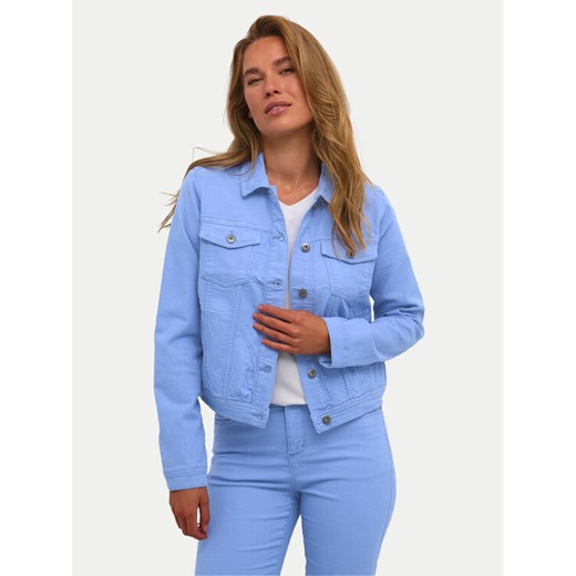 Kaffe Kurtka jeansowa Zelina 10506287 Błękitny Regular Fit ze sklepu MODIVO w kategorii Kurtki damskie - zdjęcie 182692702