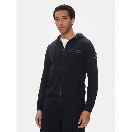 Aeronautica Militare Bluza 251FE2013F585 Granatowy Regular Fit ze sklepu MODIVO w kategorii Bluzy męskie - zdjęcie 182692763