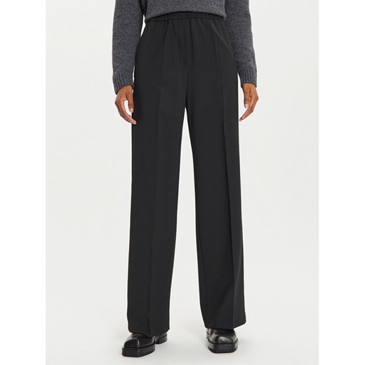 Weekend Max Mara Spodnie materiałowe Petra 2425136022 Czarny Loose Fit ze sklepu MODIVO w kategorii Spodnie damskie - zdjęcie 182692851
