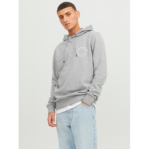 Jack&Jones Bluza Warrior 12242543 Szary Regular Fit ze sklepu MODIVO w kategorii Bluzy męskie - zdjęcie 182692892
