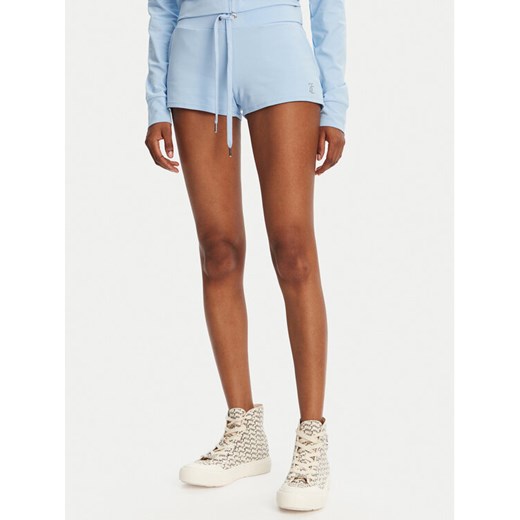 Juicy Couture Szorty sportowe JCWHS125312 Błękitny Loose Fit ze sklepu MODIVO w kategorii Szorty - zdjęcie 182692903