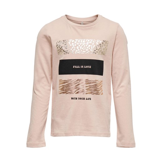 Kids ONLY Bluzka Linsa 15279218 Różowy Regular Fit ze sklepu MODIVO w kategorii Bluzki dziewczęce - zdjęcie 182692924