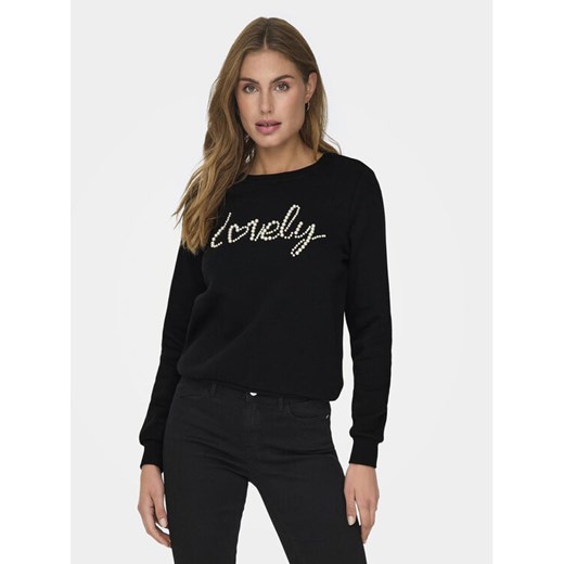 ONLY Bluza Amy 15331042 Czarny Regular Fit ze sklepu MODIVO w kategorii Bluzy damskie - zdjęcie 182692970