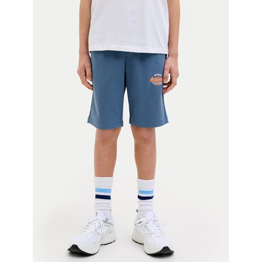 Jack&Jones Junior Szorty sportowe Logo 12249970 Niebieski Slim Fit ze sklepu MODIVO w kategorii Spodenki chłopięce - zdjęcie 182692972