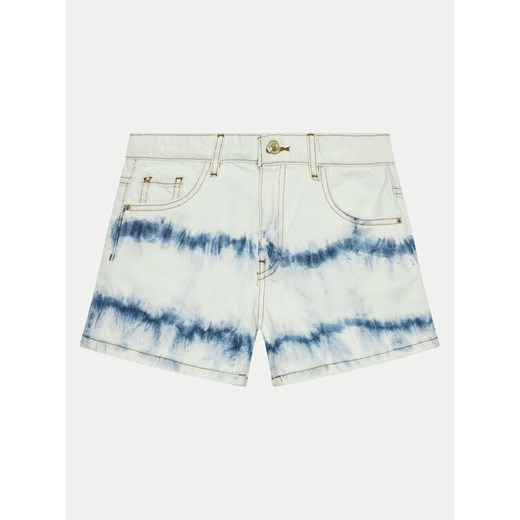Guess Szorty jeansowe J4GD00 D45E0 Biały Regular Fit ze sklepu MODIVO w kategorii Spodenki dziewczęce - zdjęcie 182692992