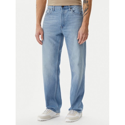 Calvin Klein Jeans Jeansy 90's LV04RB706G Niebieski Straight Fit ze sklepu MODIVO w kategorii Jeansy męskie - zdjęcie 182693000