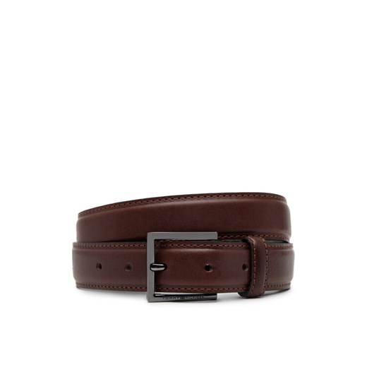 Tommy Hilfiger Pasek Męski Hudson Leather 3.0 AM0AM13379 Brązowy ze sklepu MODIVO w kategorii Paski męskie - zdjęcie 182693013