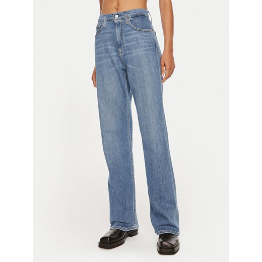 Calvin Klein Jeans Jeansy Authentic J20J223892 Niebieski Bootcut Fit ze sklepu MODIVO w kategorii Jeansy damskie - zdjęcie 182693080