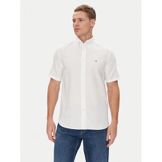 Tommy Hilfiger Koszula MW0MW40703 Biały Regular Fit ze sklepu MODIVO w kategorii Koszule męskie - zdjęcie 182693110