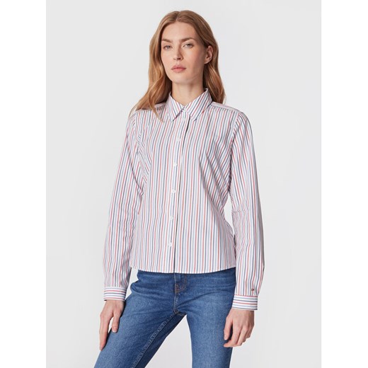 Tommy Hilfiger Koszula WW0WW37132 Kolorowy Regular Fit ze sklepu MODIVO w kategorii Koszule damskie - zdjęcie 182693142